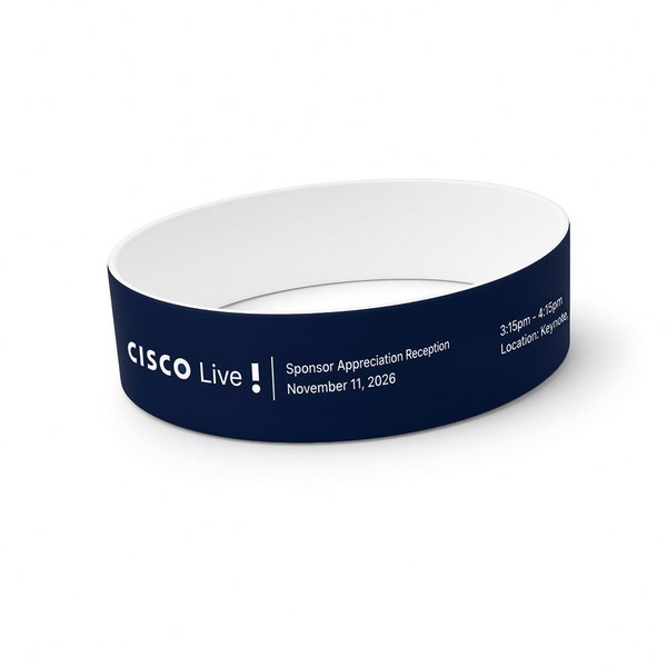 Full Colour 23mm Laser Printed Wristbands Matte Finish