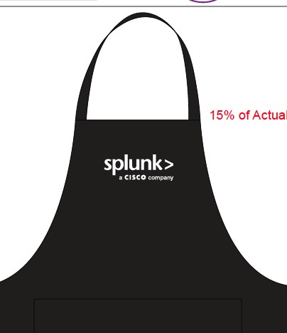 Shara 240 g/m2 Aware Recycled Apron - BLACK